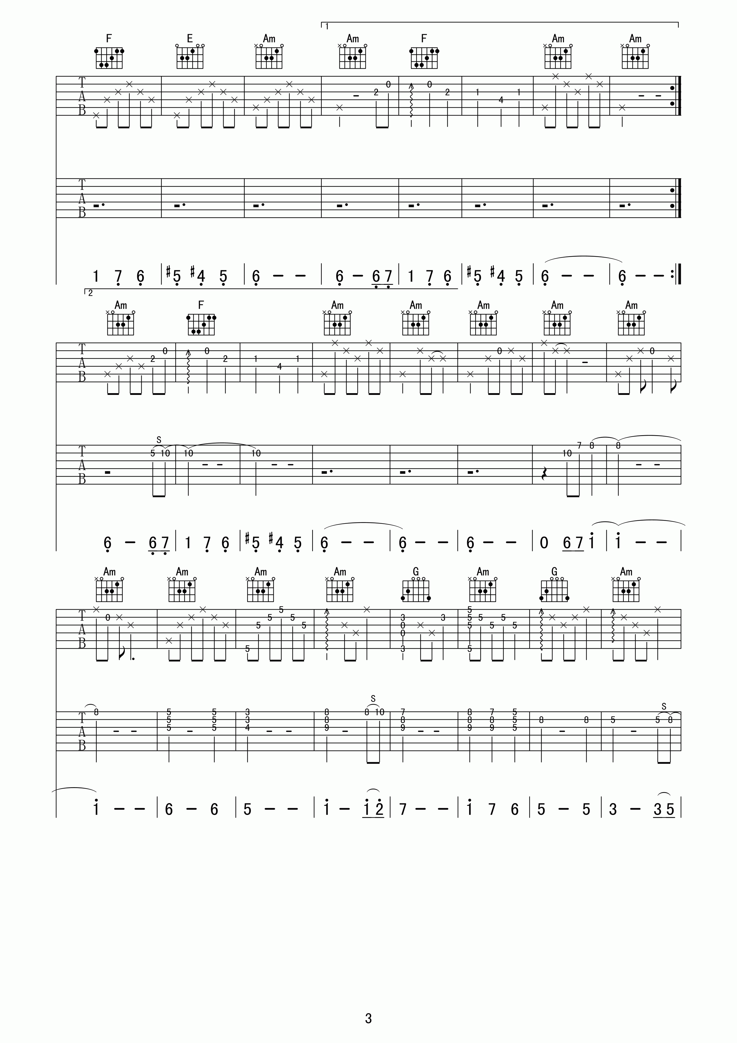 What Child Is This吉他谱 C调高清版_蓝精灵乐器编配_Corrinne May