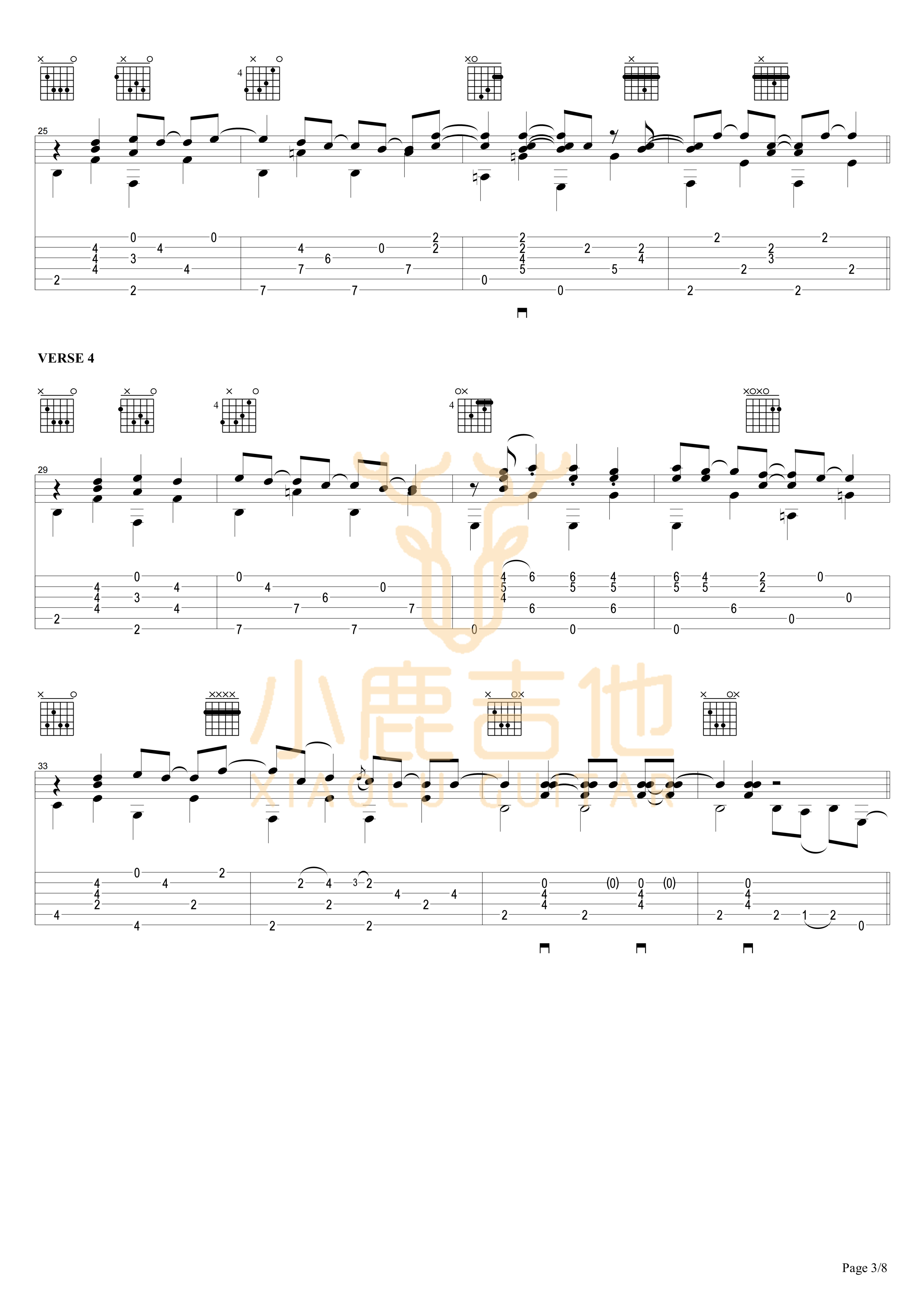 To B or Not to B-Tommy Emmanuel指弹吉他谱（小鹿吉他）