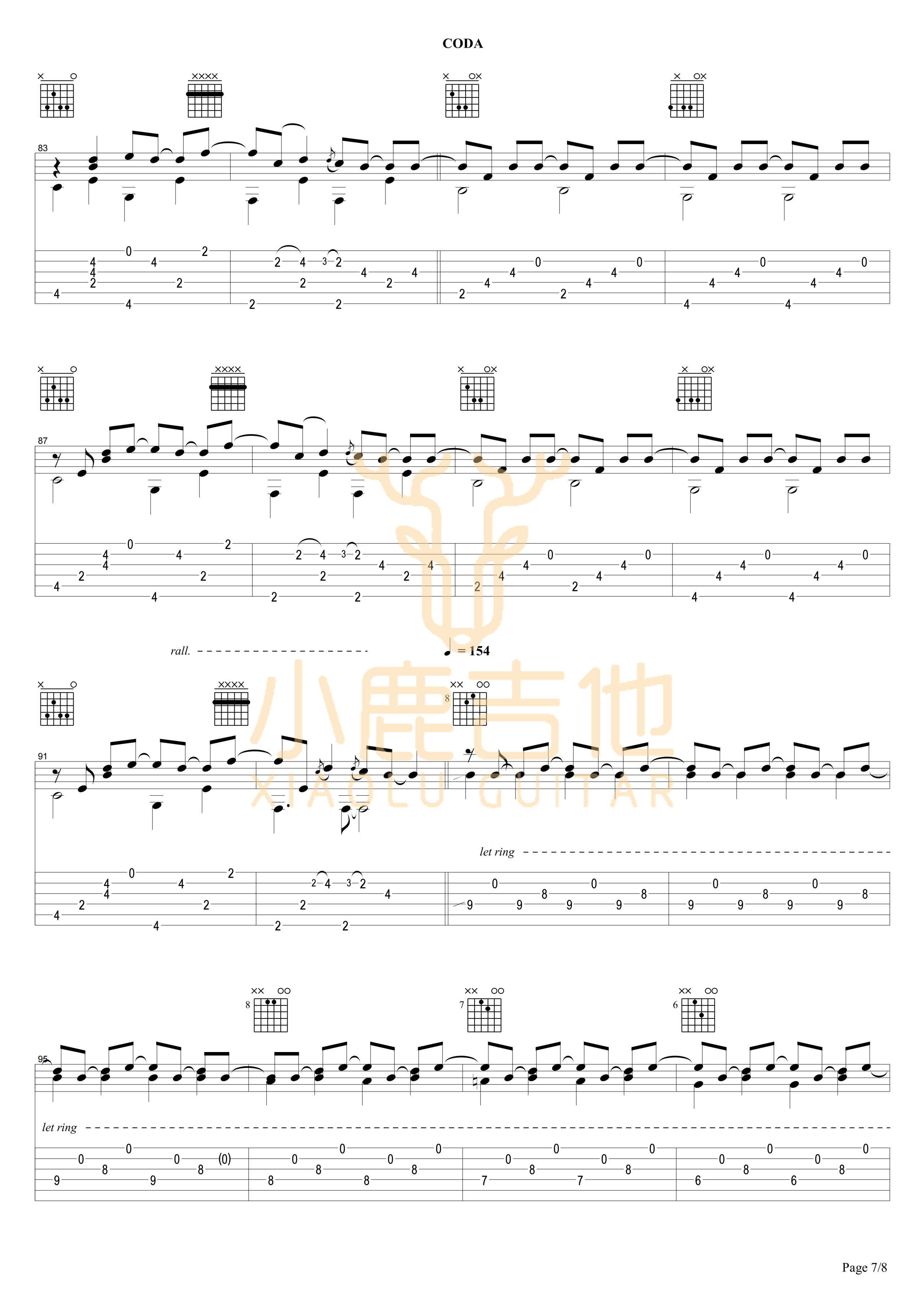 To B or Not to B-Tommy Emmanuel指弹吉他谱（小鹿吉他）