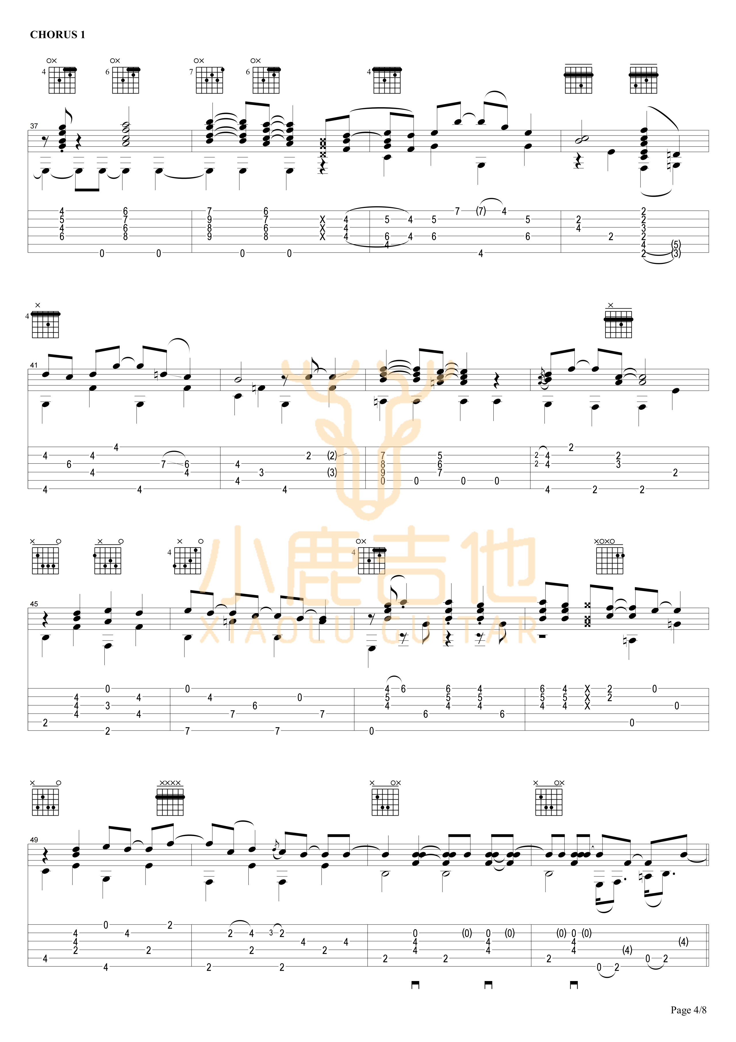 To B or Not to B-Tommy Emmanuel指弹吉他谱（小鹿吉他）