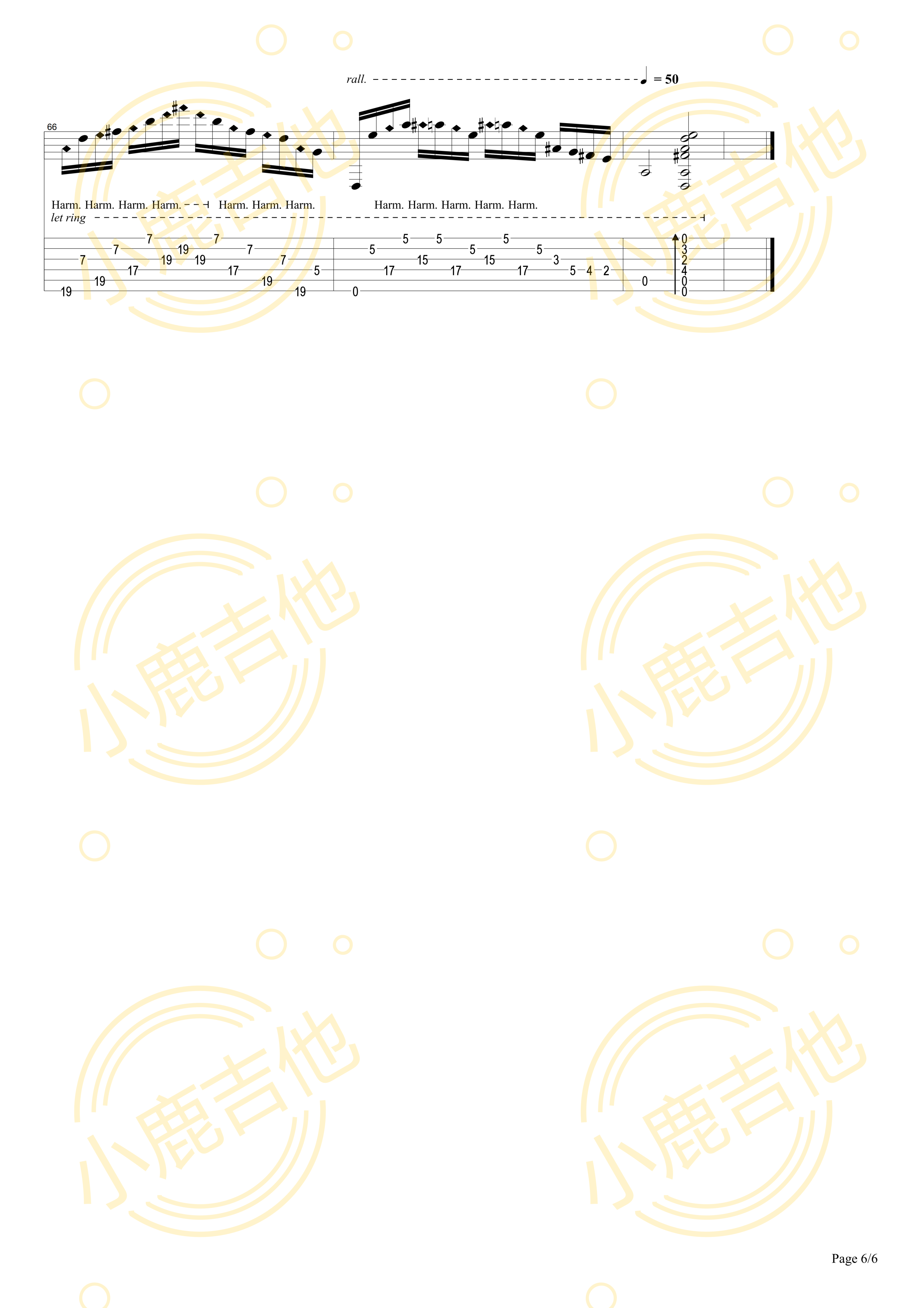 Imagine Live On Youtube - Tommy Emmanuel指弹吉他谱（小鹿吉他）