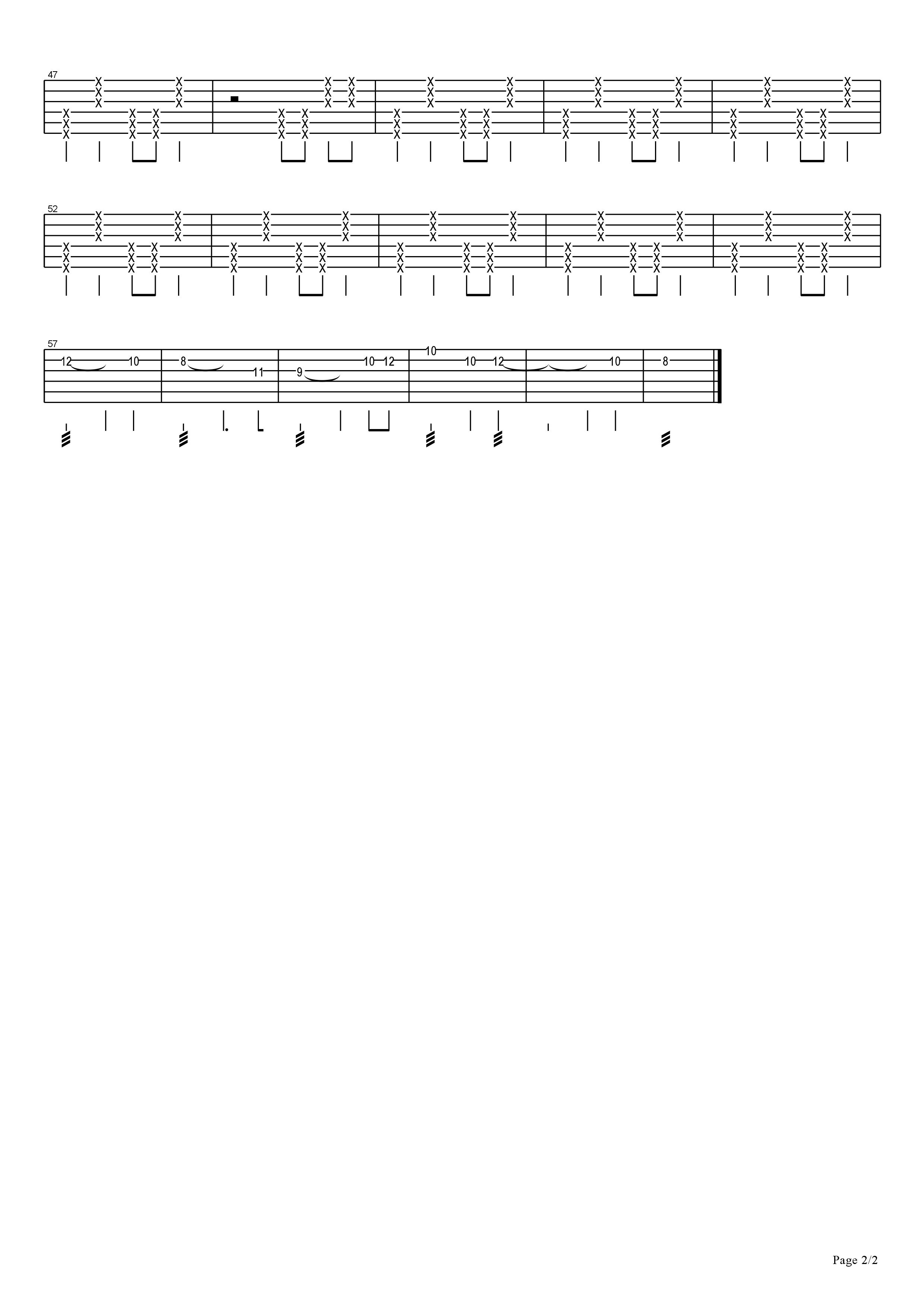 若相惜吉他谱 C调六线谱_高清版_姜帆