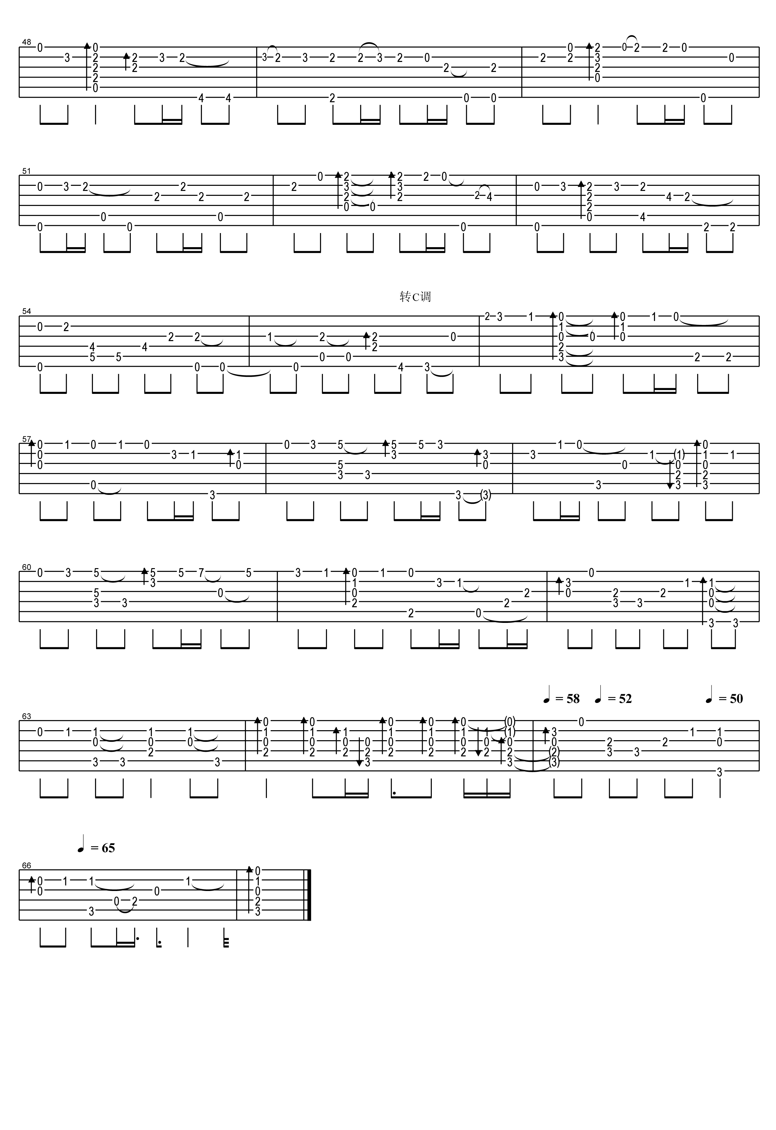 童话指弹谱 附视频演示_卢家宏编配_光良
