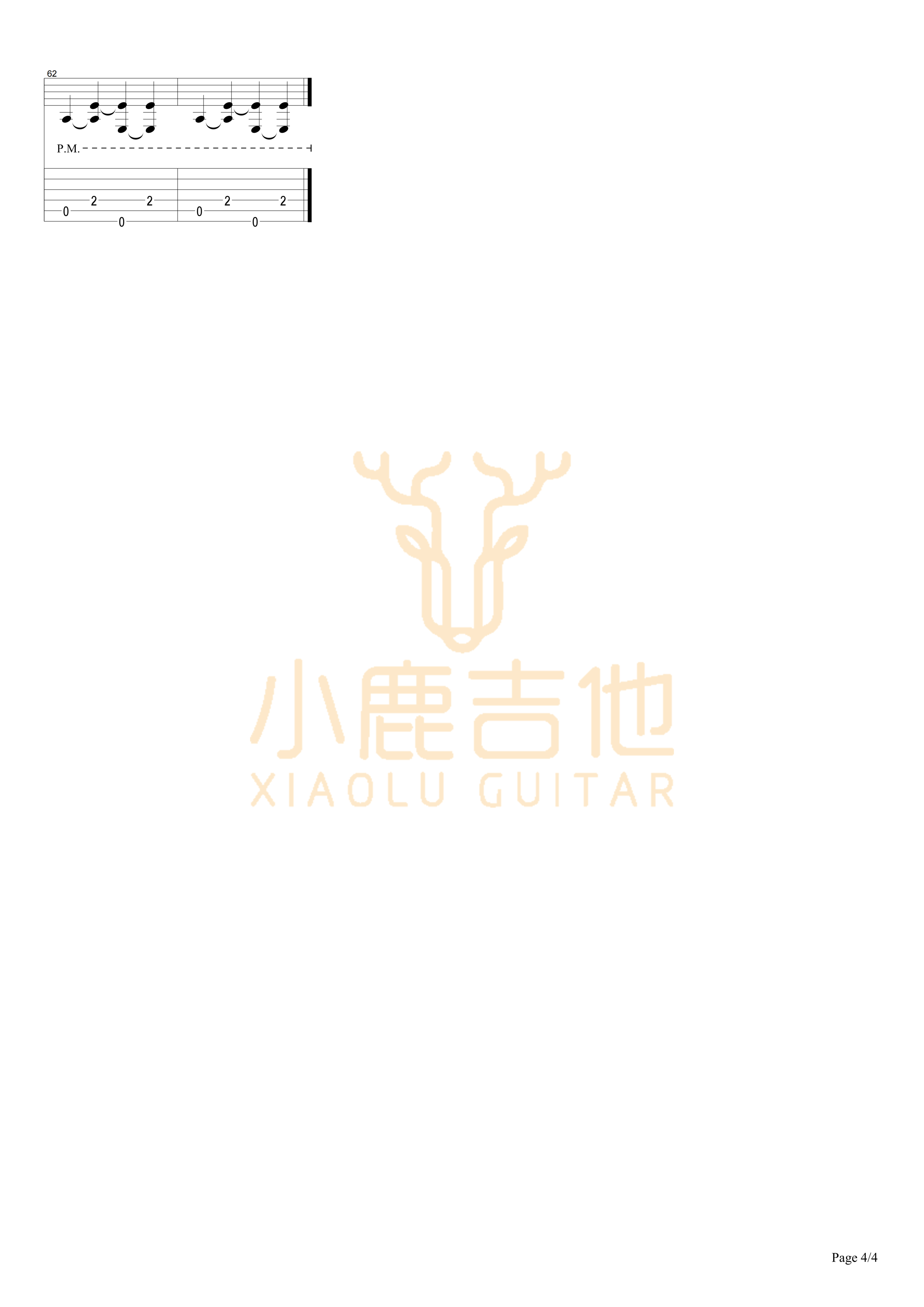 House Of The Rising Sun-fragment-Tommy Emmanuel指弹吉他谱