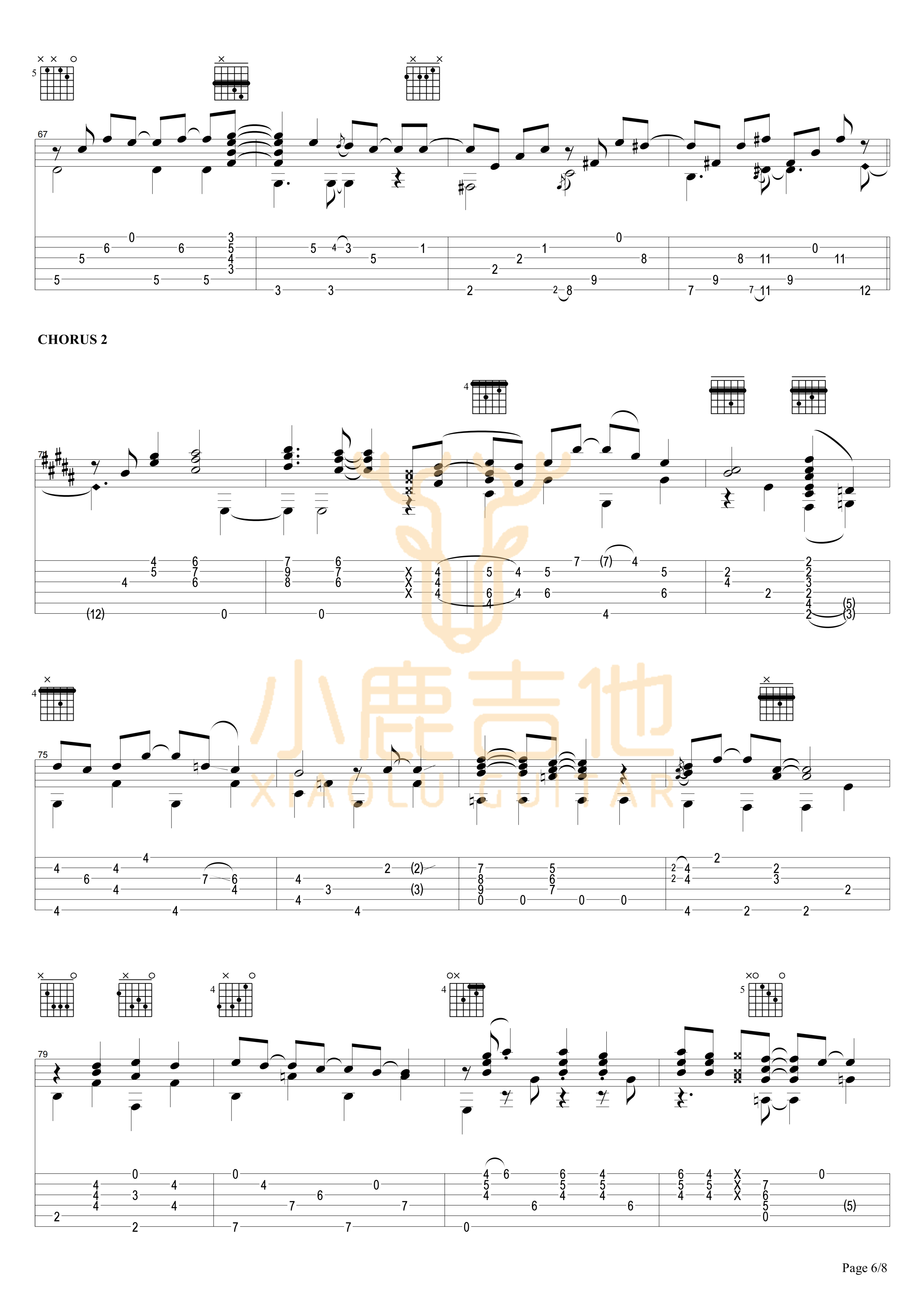 To B or Not to B-Tommy Emmanuel指弹吉他谱（小鹿吉他）