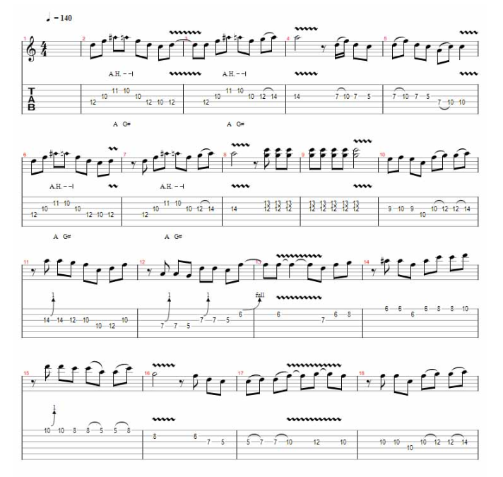 北京胡同指弹谱 原调六线谱_高清版_肖梦婷