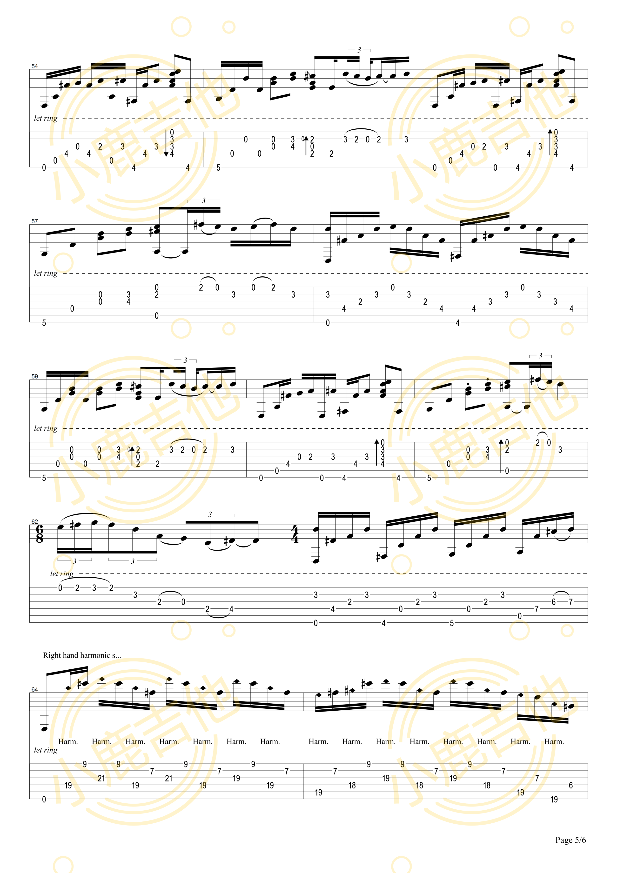 Imagine Live On Youtube - Tommy Emmanuel指弹吉他谱（小鹿吉他）