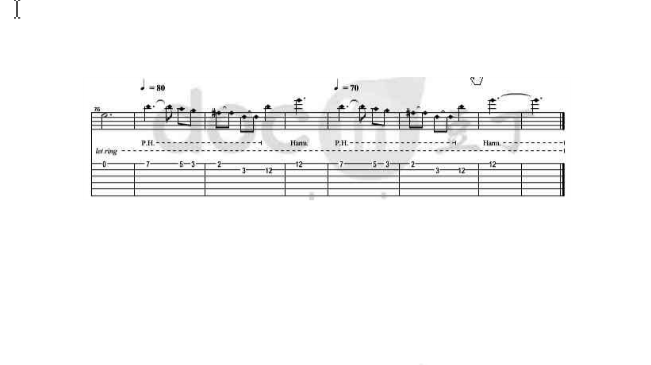 记忆指弹谱 原调六线谱_豆丁网编配_缘之空