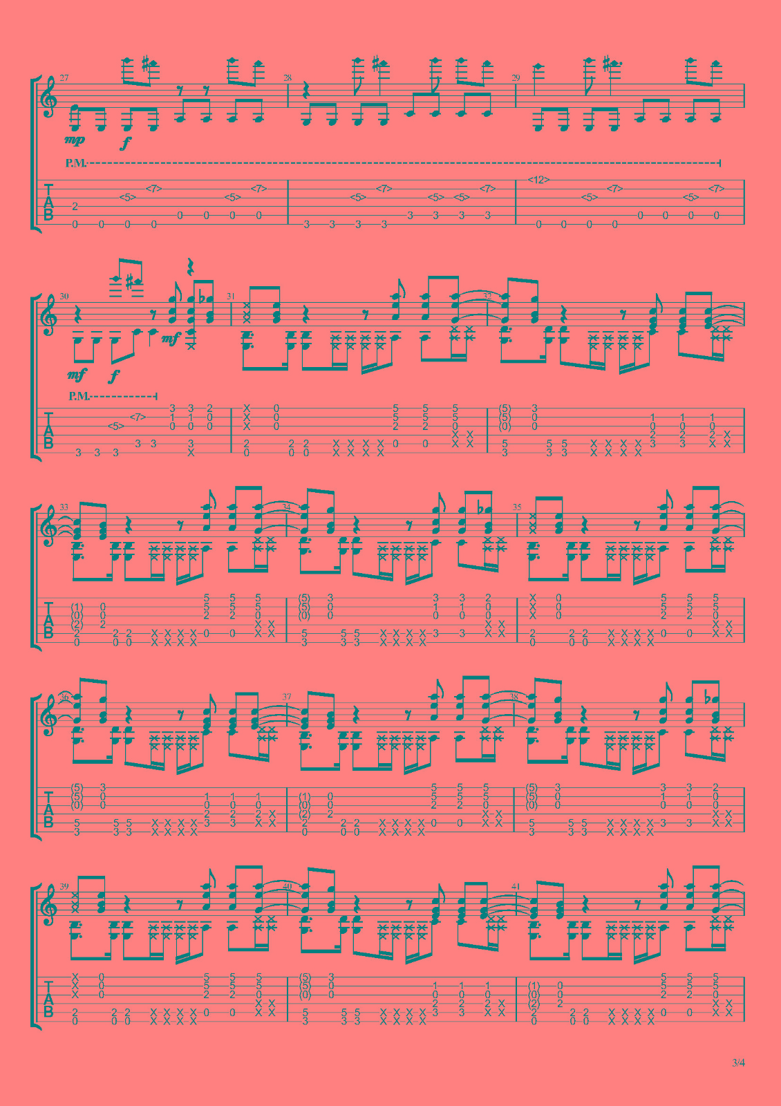 涅槃乐队Smells Like Teen Spirit吉他谱_附吉他教学视频Cast From Pan