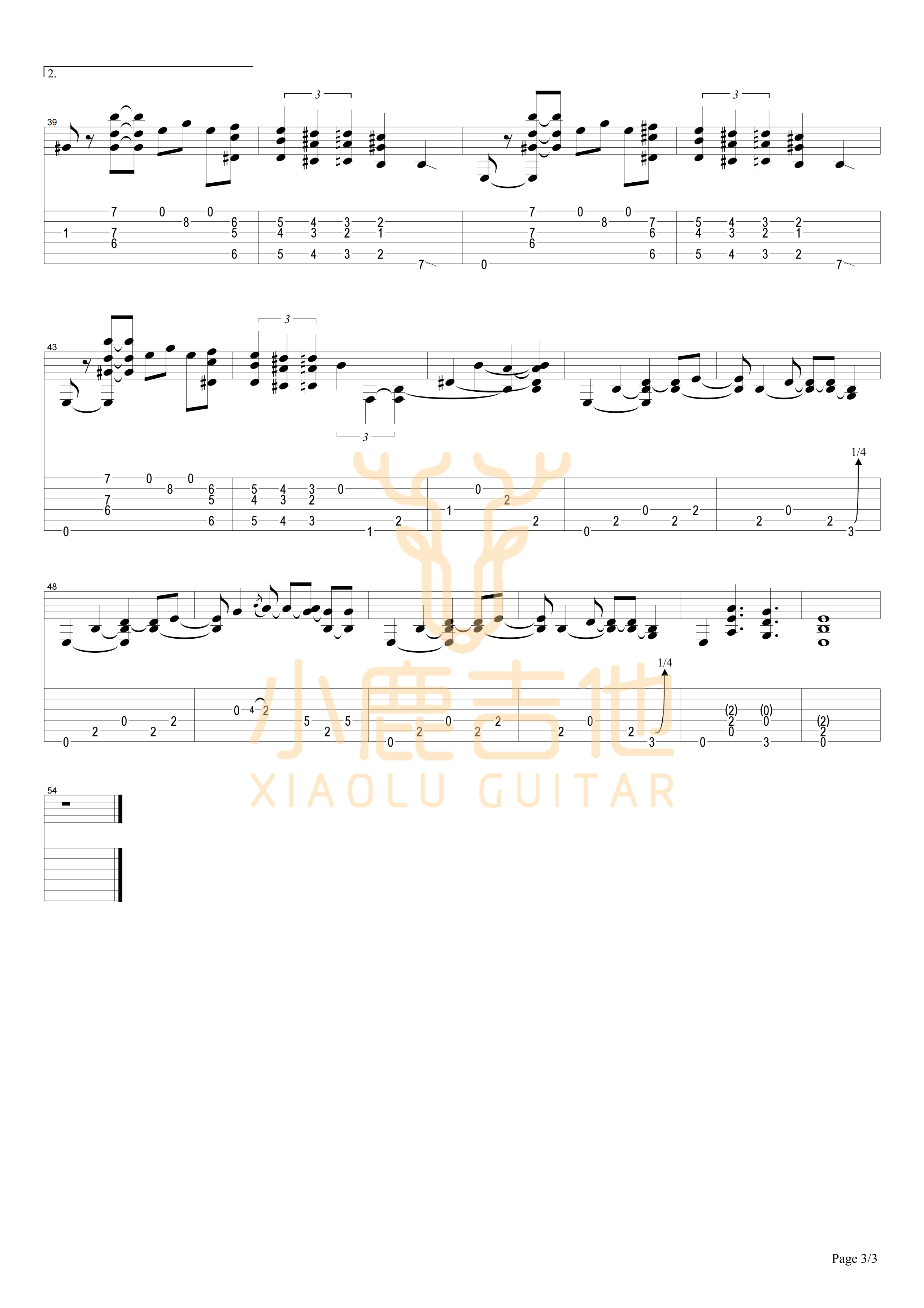 Jack Magic-Tommy Emmanuel指弹吉他谱(小鹿吉他)