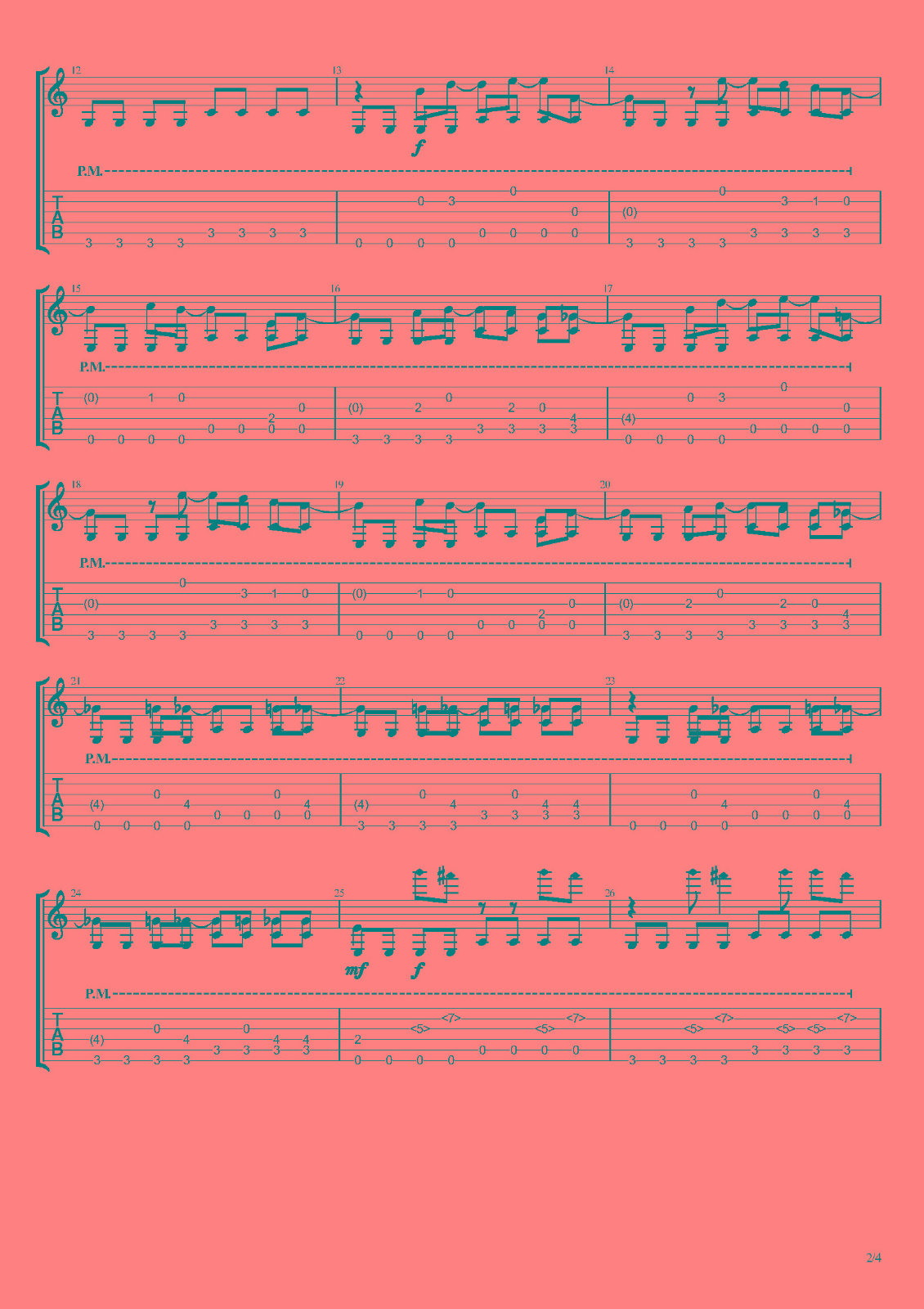 涅槃乐队Smells Like Teen Spirit吉他谱_附吉他教学视频Cast From Pan