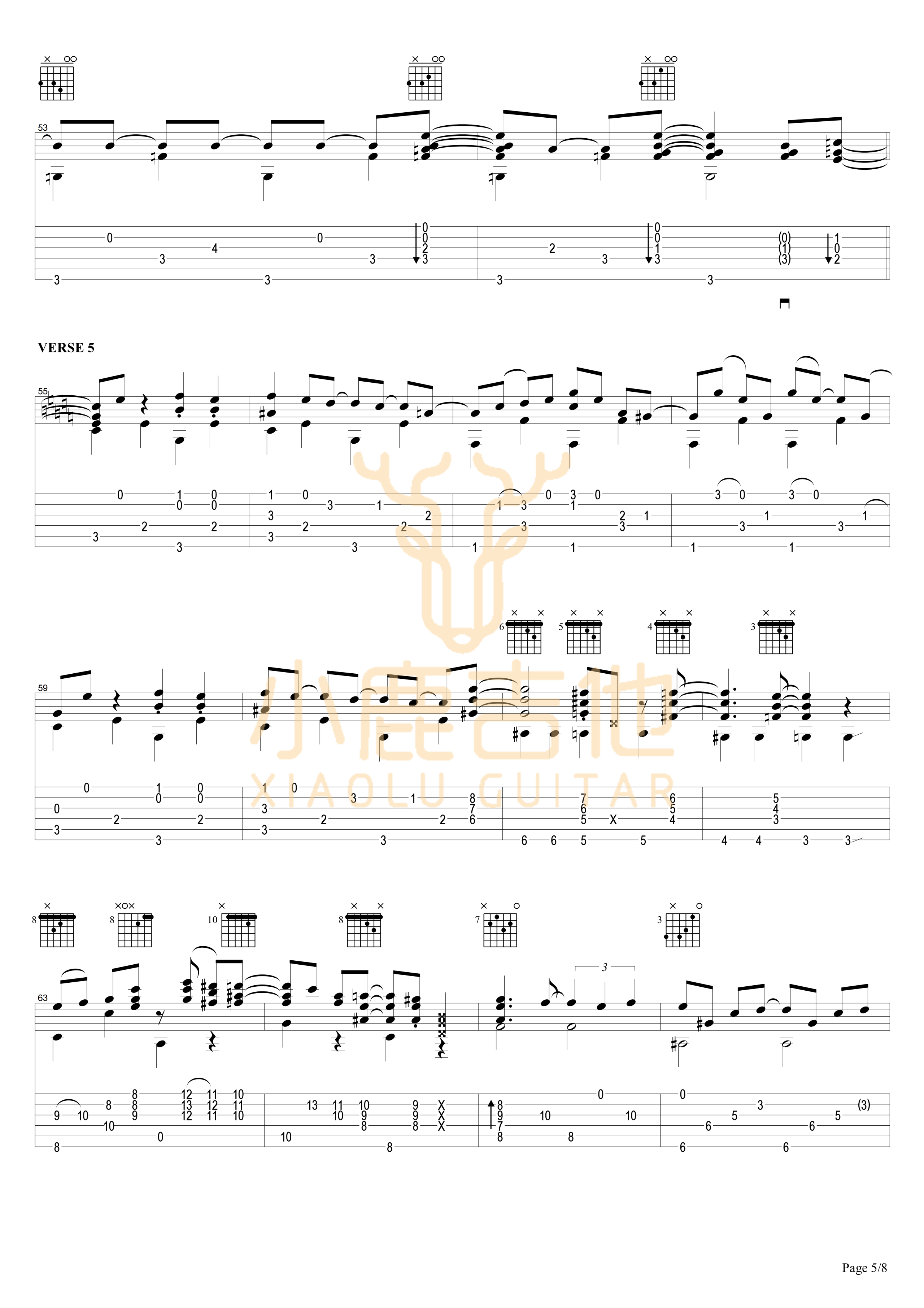 To B or Not to B-Tommy Emmanuel指弹吉他谱（小鹿吉他）