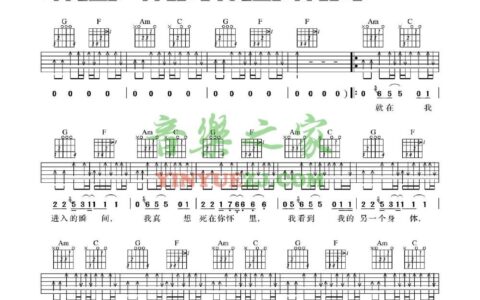 在别处吉他谱 C调附前奏_音乐之家编配_许巍
