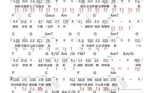 你就不要想起我吉他谱 E调和弦谱_木棉道编配_张杰