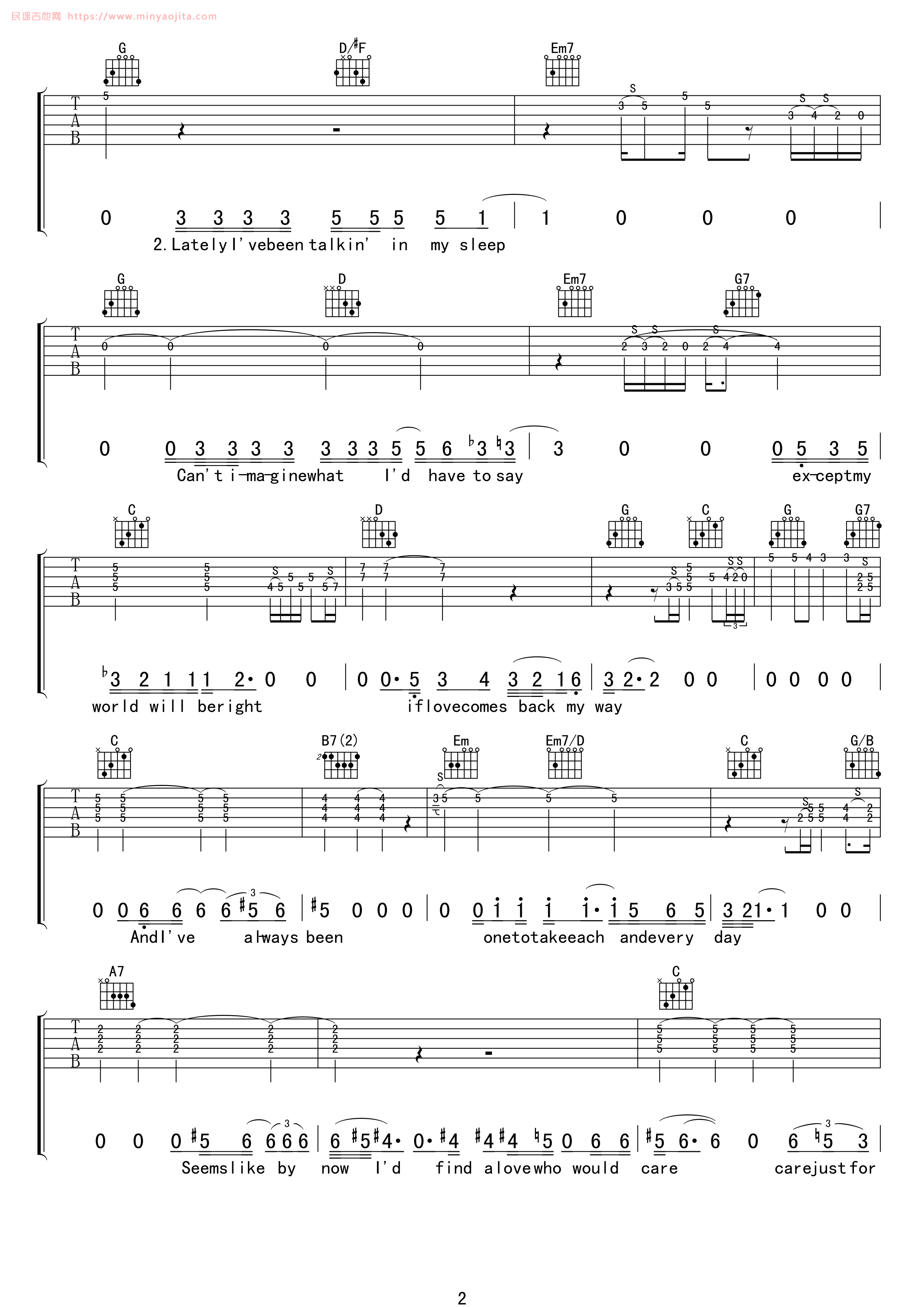 Running on Faith吉他谱 G调精选版_17吉他编配_Eric Clapton