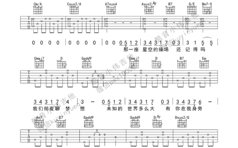 还记得吗吉他谱 G调精选版_配音小伟吉他编配_张韶涵