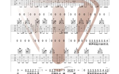 光辉岁月吉他谱 C调原版附视频版_西二吉他编配_Beyond