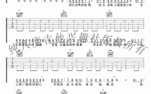 别怕我伤心 C调高清版_纯八度吉他兴趣社编配_张信哲