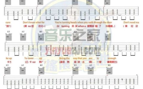 What Makes You Beautiful吉他谱 E调_音乐之家编配_One Direction