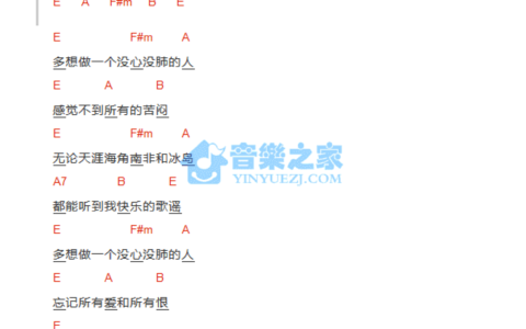 情谣吉他谱 E调和弦谱_音乐之家编配_郝云