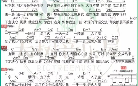 走火入魔吉他谱 C调_大树音乐屋编配_五月天