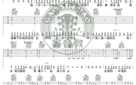 浪子回头吉他谱 C调附教程_高音教编配_茄子蛋