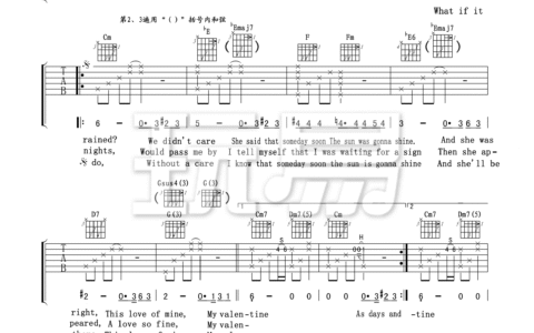 My Valentine吉他谱 E调_玩易吉他编配_Paul McCartney