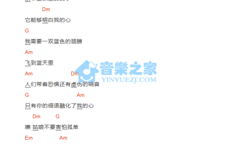 野猫吉他谱 A调和弦谱_音乐之家编配_藤乐队